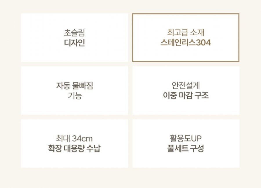 올스텐 304 4단 미니 확장형 식기건조대