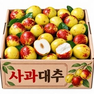 담과원 국내산 고당도 사과대추, 1kg, 1박스