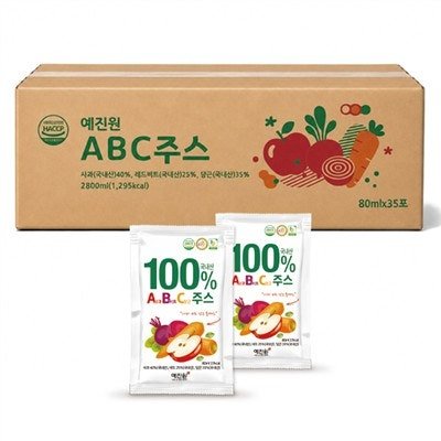 예진원 국내산 ABC주스, 80ml, 35개