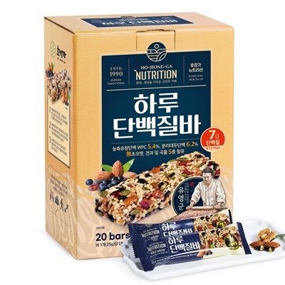 호정가 하루단백질바, 25g, 20개