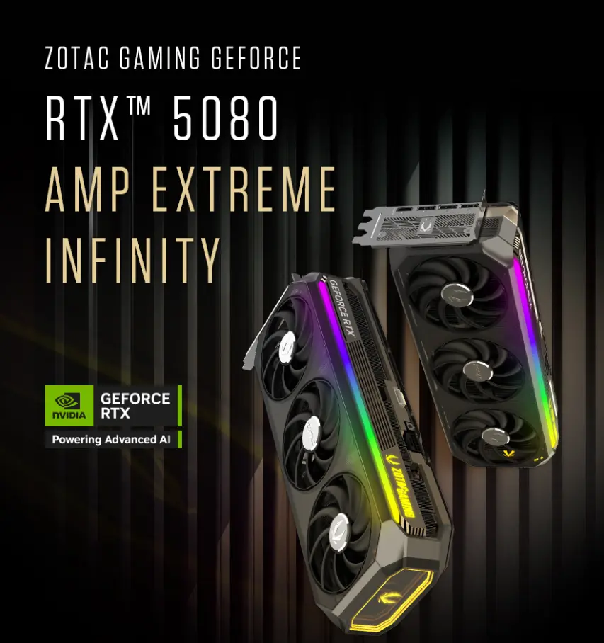 ZOTAC RTX 5080 AMP EXTREME INFINITY D7 16GB