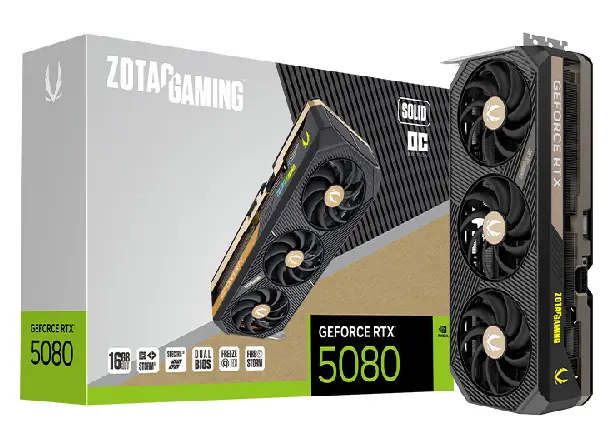ZOTAC RTX 5080 SOLID OC D7 16GB