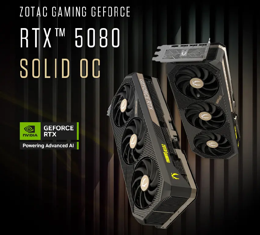 ZOTAC RTX 5080 SOLID OC D7 16GB