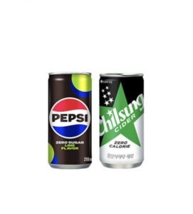 펩시제로 210ml 30캔 + 사이다제로 210ml 30캔 삼성카드 2만