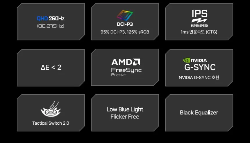 GIGABYTE G27Q26 260Hz (275Hz OC) 체감가 21만