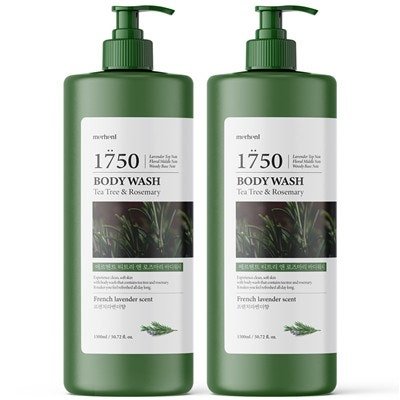 메르헨트 티트리 로즈마리 바디워시, 프렌치라벤더향, 약산성, 1500ml, 2개
