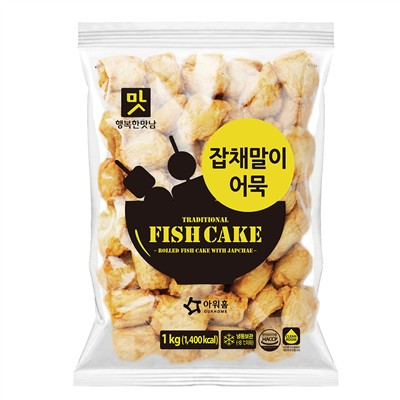 아워홈 잡채말이 어묵, 1kg, 2팩
