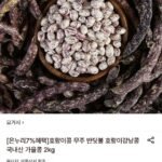 국내산 가을 호랑이콩 2kg