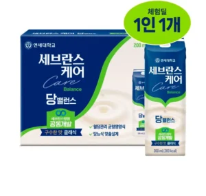 세브란스케어 당밸런스 클래식 구수한맛, 200ml, 4개