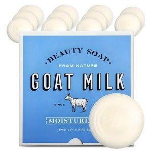 샤워메이트 산양유 비누 플러스, 90g (12개입)