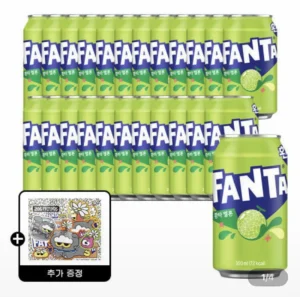 환타 멜론 350ml 24캔 (1박스) +(증정)조앤프렌즈 스티커 A