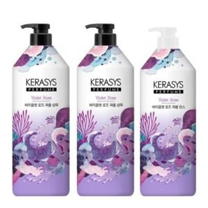 케라시스 퍼퓸 바이올렛 로즈 샴푸, 1L, 2개 + 린스, 1L, 1개