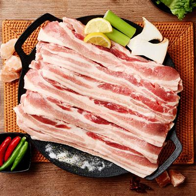 대용량 삼겹살, 1kg, 5팩 (스페인산)