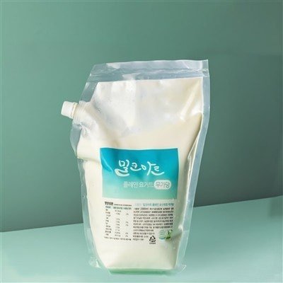 밀크아트 플레인 요구르트, 무가당, 1l, 2개
