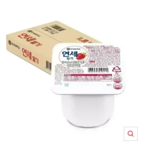 연세 요거트 80g x 24개 / 플레인, 딸기, 복숭아