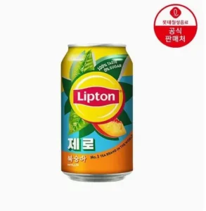 립톤 제로 복숭아 아이스티 355ml 24캔