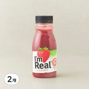 아임리얼 스트로베리 주스 (2개) (190ml)