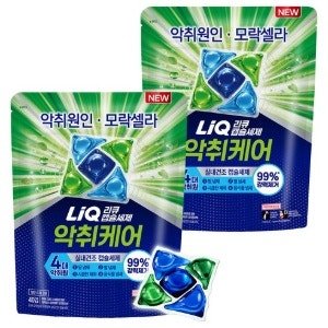 리큐 모락셀라 악취케어 실내건조 캡슐세제 (40개입 · 11g · 2개) 1개입당 186원