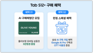 [11시Live] (대란급) 삼성전자 갤럭시탭 S12플러스 WiFi 전용 256GB, 그레이 학습용 필기용