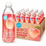 알파CD 애사비 복숭아 제로 500ml, 24개
