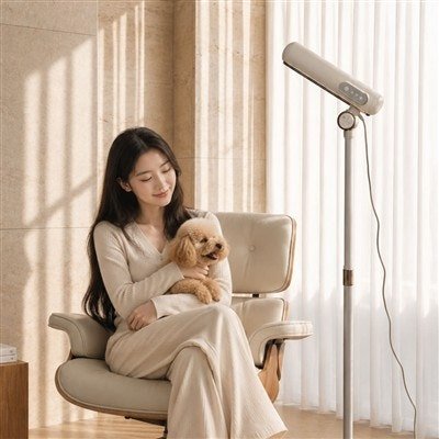 제니퍼룸 BLDC 스탠딩 헤어드라이기 프로 핸즈프리 스탠드 드라이어 가정용미용실