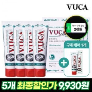 뷰카 고불소 아쿠아민트 치약 110g 5개