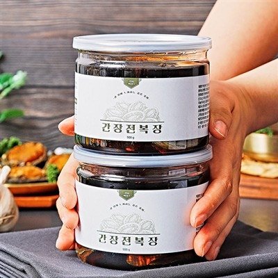 백년본가 간장 전복장, 500g, 2개