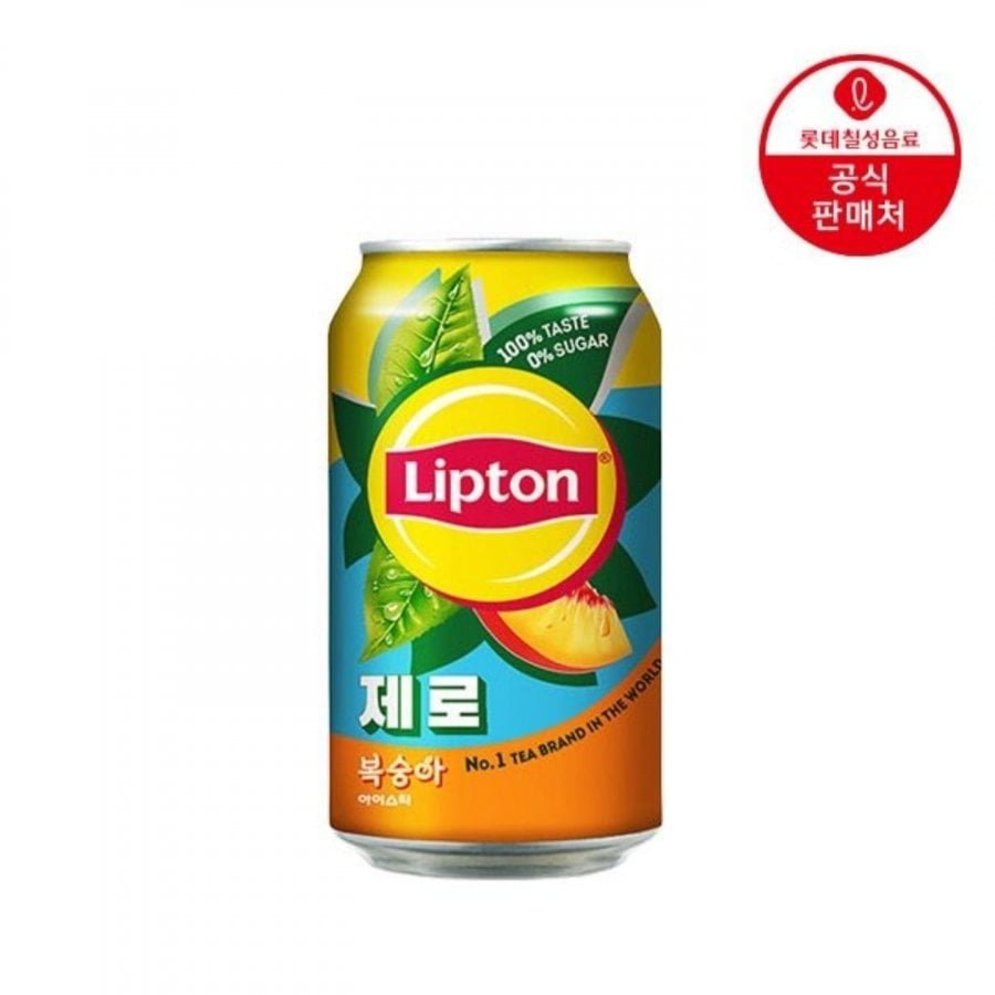 립톤 제로 복숭아 아이스티 355ml 24캔
