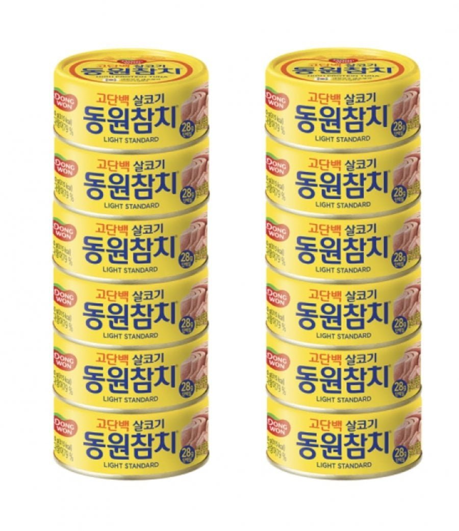 동원 라이트 스탠다드 참치 150g 원터치 12개