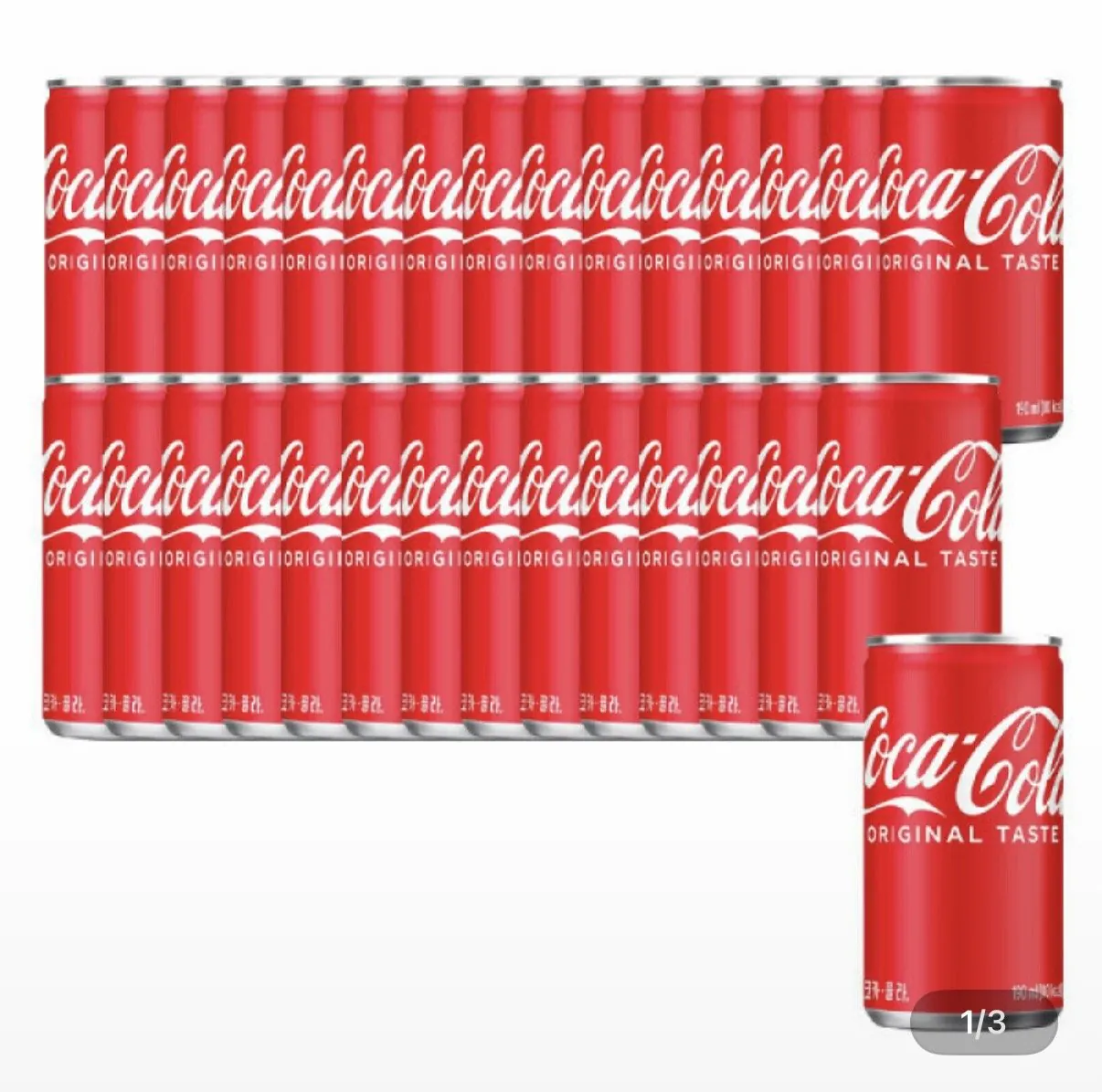 코카콜라 190ml 30캔