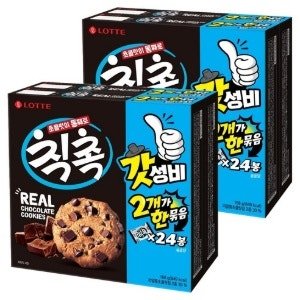 롯데제과 칙촉 오리지널, 168g (4개)