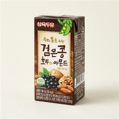 삼육두유 검은콩 호두와 아몬드, 190ml, 64개