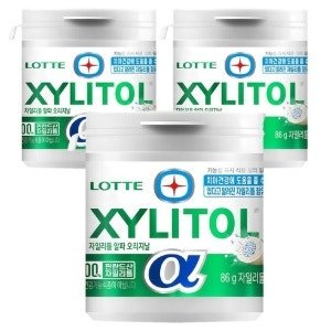 롯데자일리톨 알파 오리지날, 86g (3개)