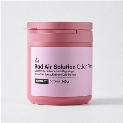 바스 차량용 탈취제 컴팩트, 코튼향, 140g, 1개