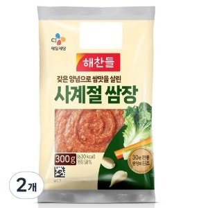 해찬들 사계절쌈장, 300g (2개)