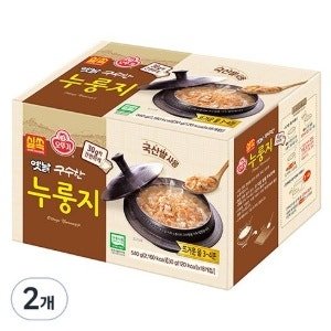 오뚜기옛날 실쏙 구수한 누룽지, 540g (2개)