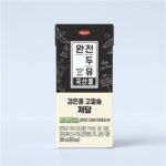 한미 완전두유 국산콩 검은콩 고칼슘 저당, 190ml, 32팩