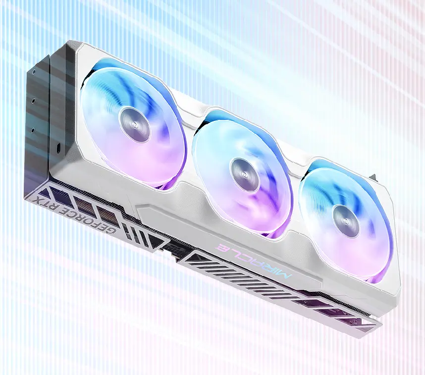 이엠텍 RTX 5080 MIRACLE WHITE D7 16GB