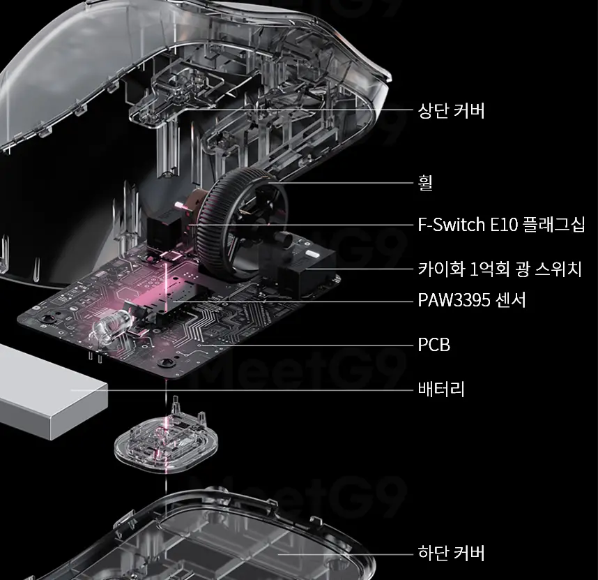 XINMENG ZERO 1 Ultra / Ultimate8K 초경량 마우스_네멤