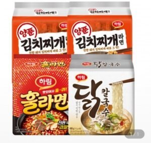 하림 양푼김치찌개 8입+훌라면 4입+닭칼국수 4입