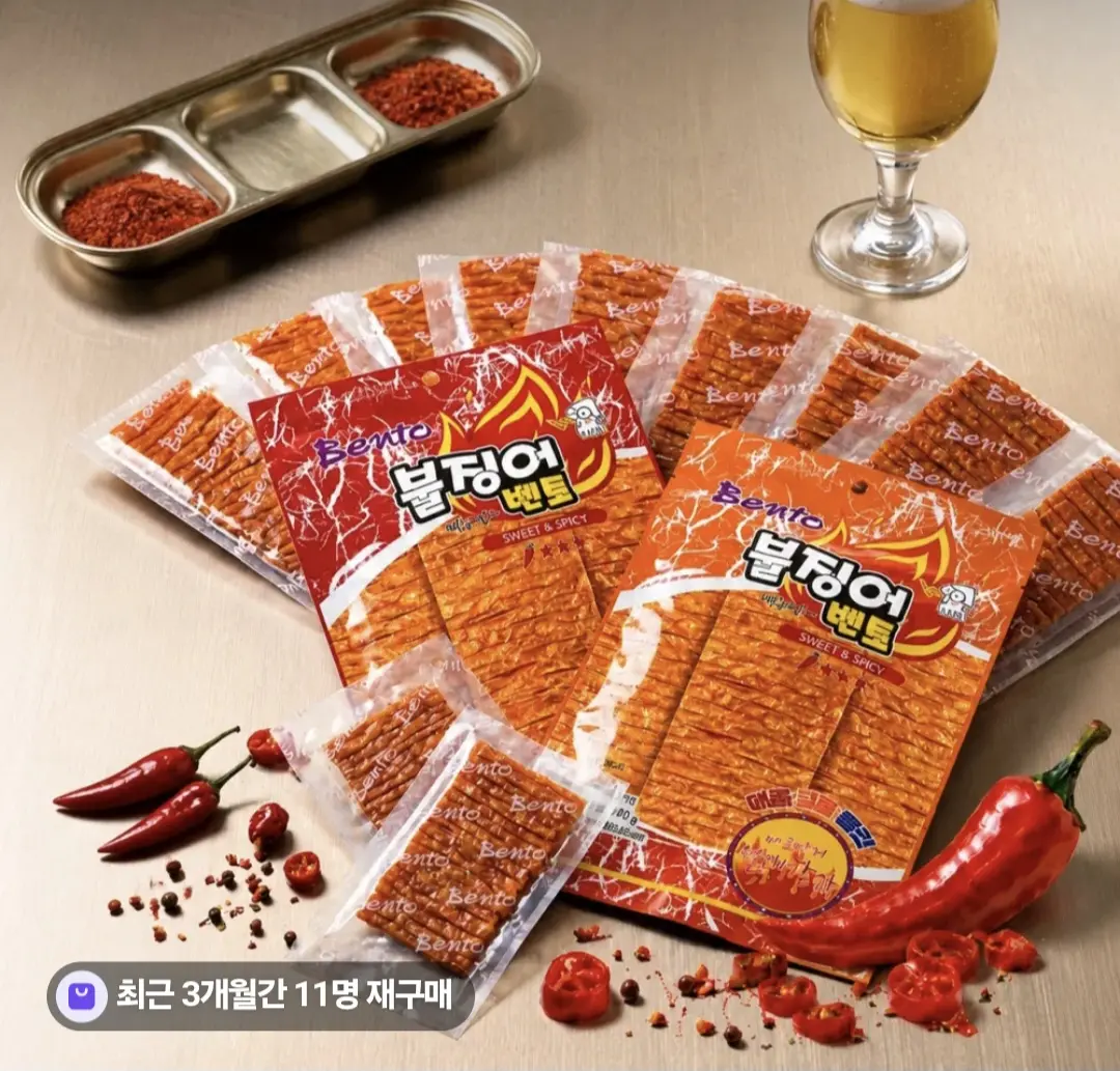 벤토 불징어 매콤달콤 8개