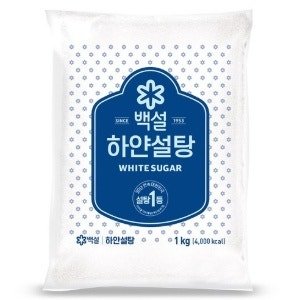 백설 하얀설탕 (1kg x 1개)