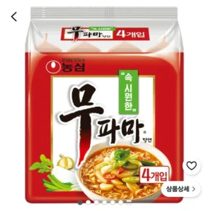 무파마탕면 122g, 4개