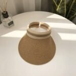 해피제이 여성용 자외선 차단 밀짚 썬캡 (56~58cm x 베이지)