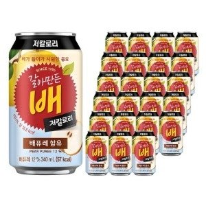 갈아만든배 저칼로리, 340ml (24개)