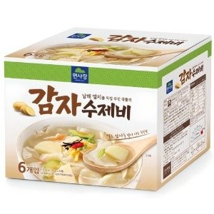 면사랑 남해멸치 감자수제비, 1.074kg (1개)