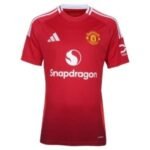 아디다스 맨체스터 유나이티드 어센틱 축구 유니폼 홈 저지 JF1291 (XL x Mufc Red + Bright...
