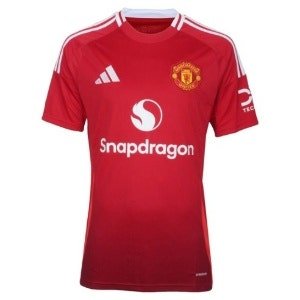 아디다스 맨체스터 유나이티드 어센틱 축구 유니폼 홈 저지 JF1291 (XL x Mufc Red + Bright...