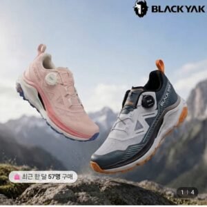 블랙야크 쿠셔닝 카본 트레킹 트레일 러닝화 플로우 런