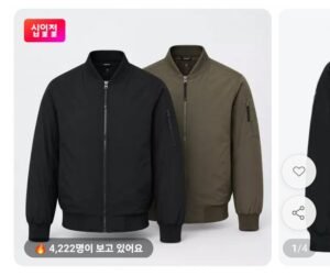 블랙야크 봄버패딩자켓